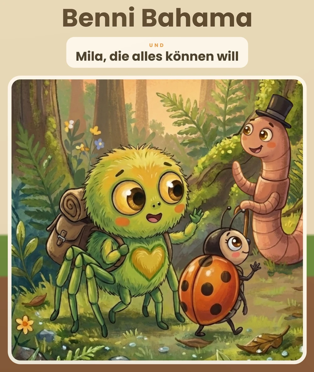 Cover: Benni Bahama und Mila, die alles können will